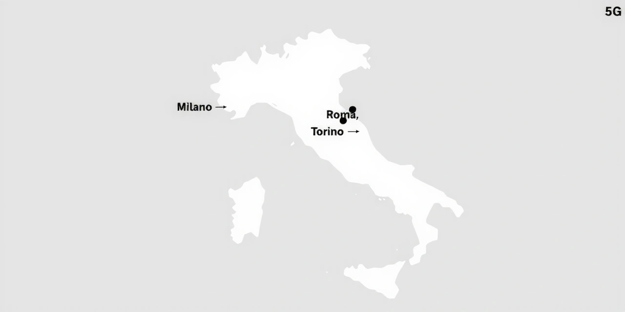 Mappa copertura 5G Telecom Italia Premium